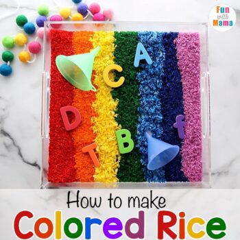 colored rice