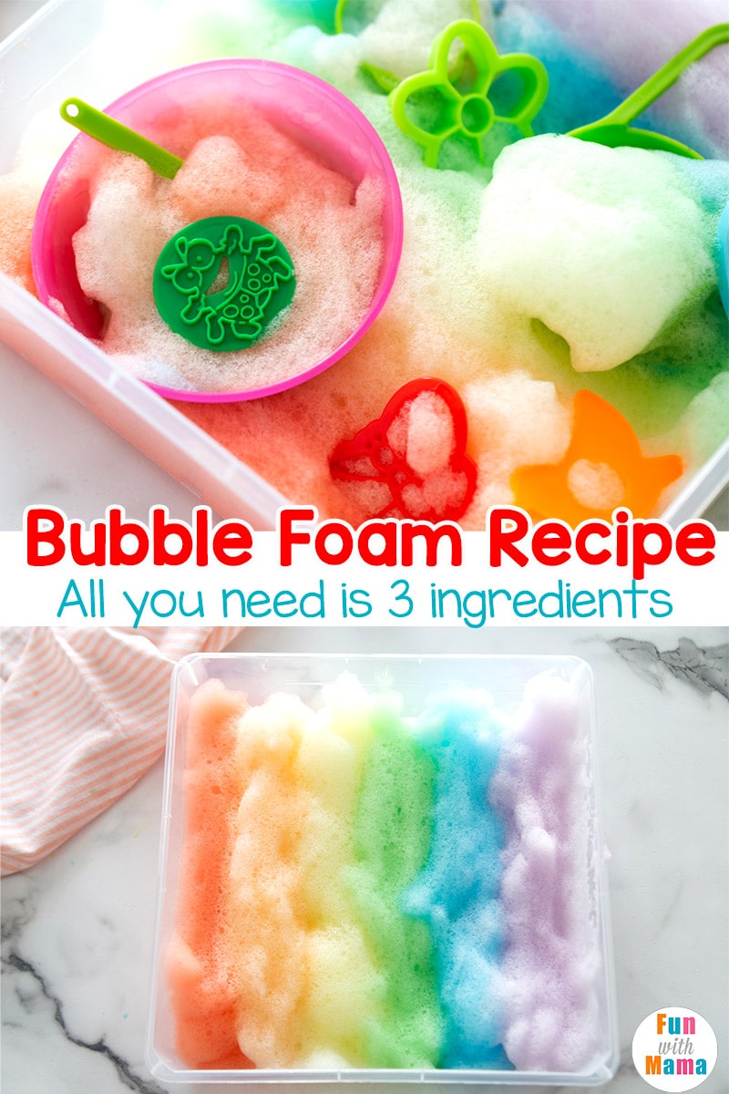 bubble foam recipe 