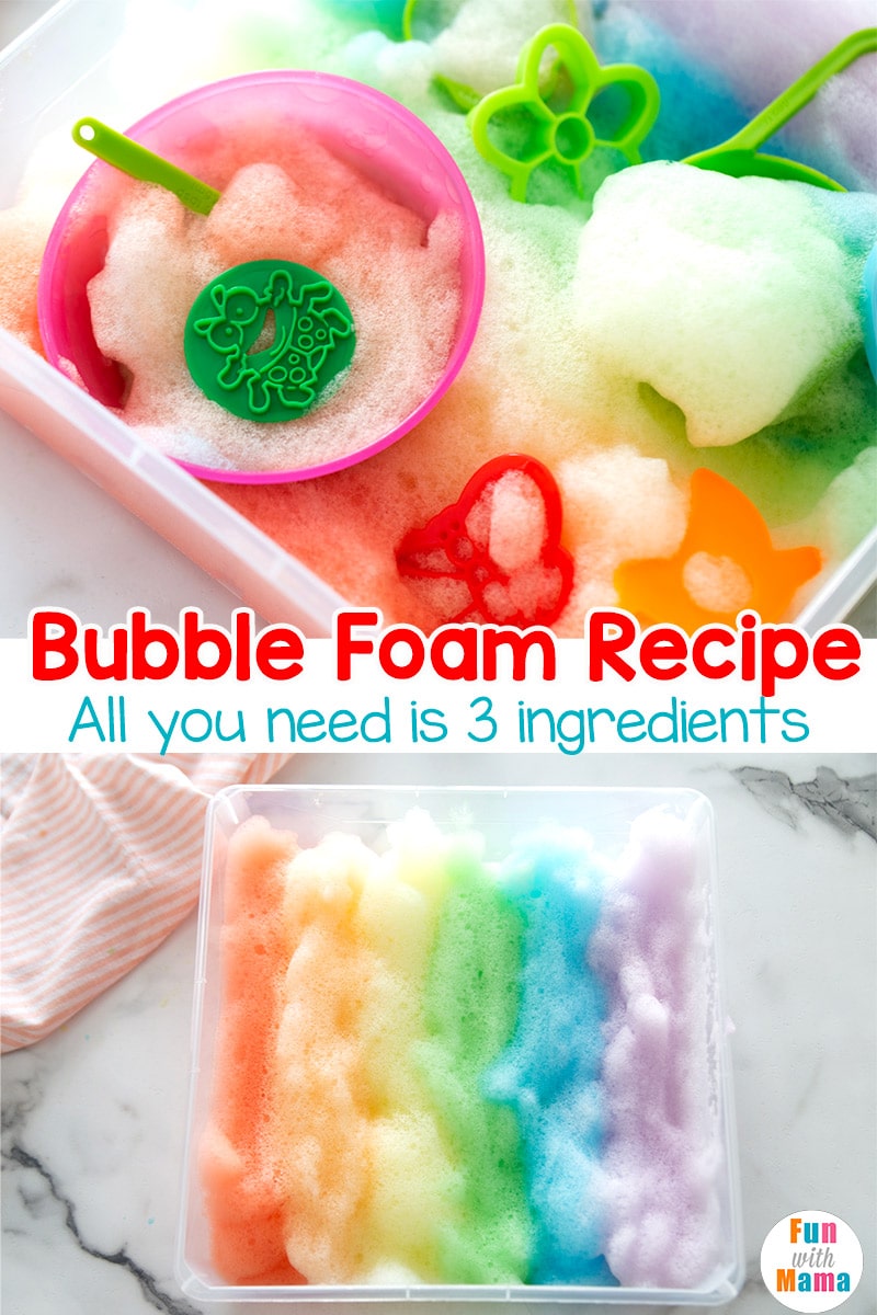 bubble foam recipe