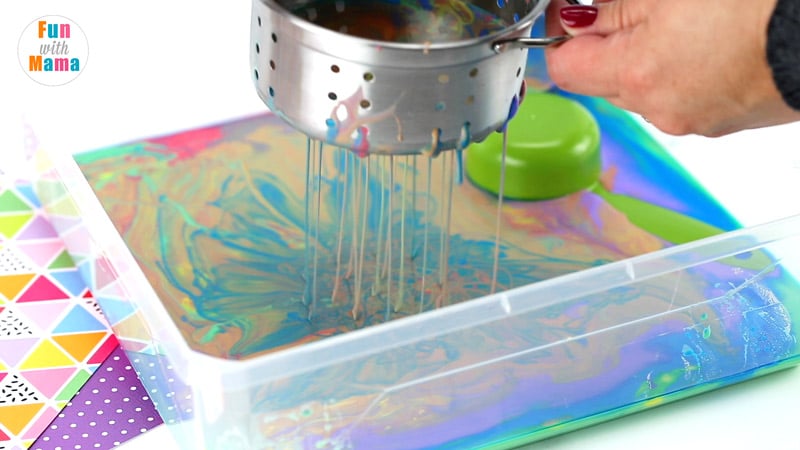 oobleck sensory bin 