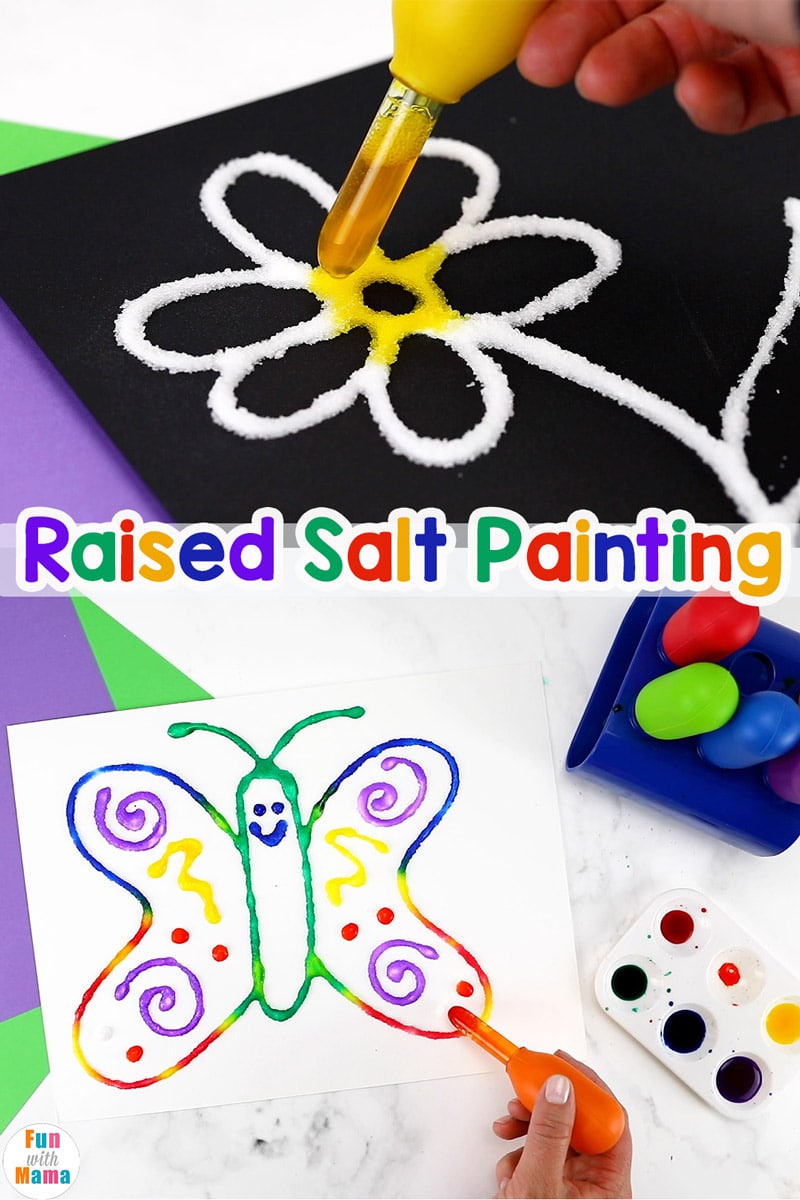 watercolor salt painting