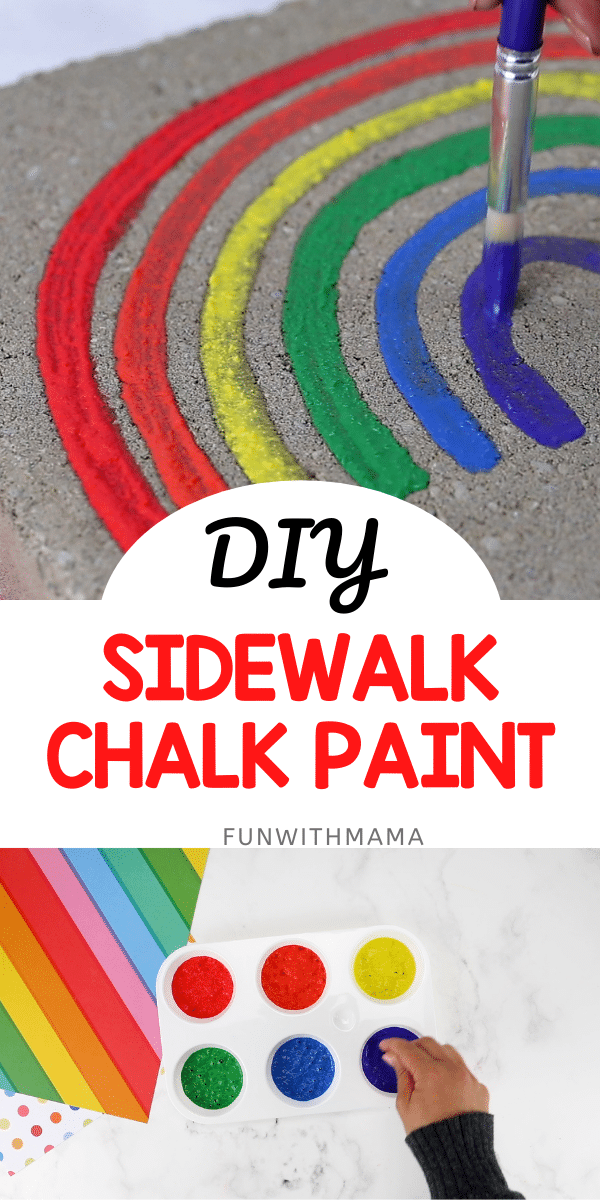 Sidewalk chalk paint