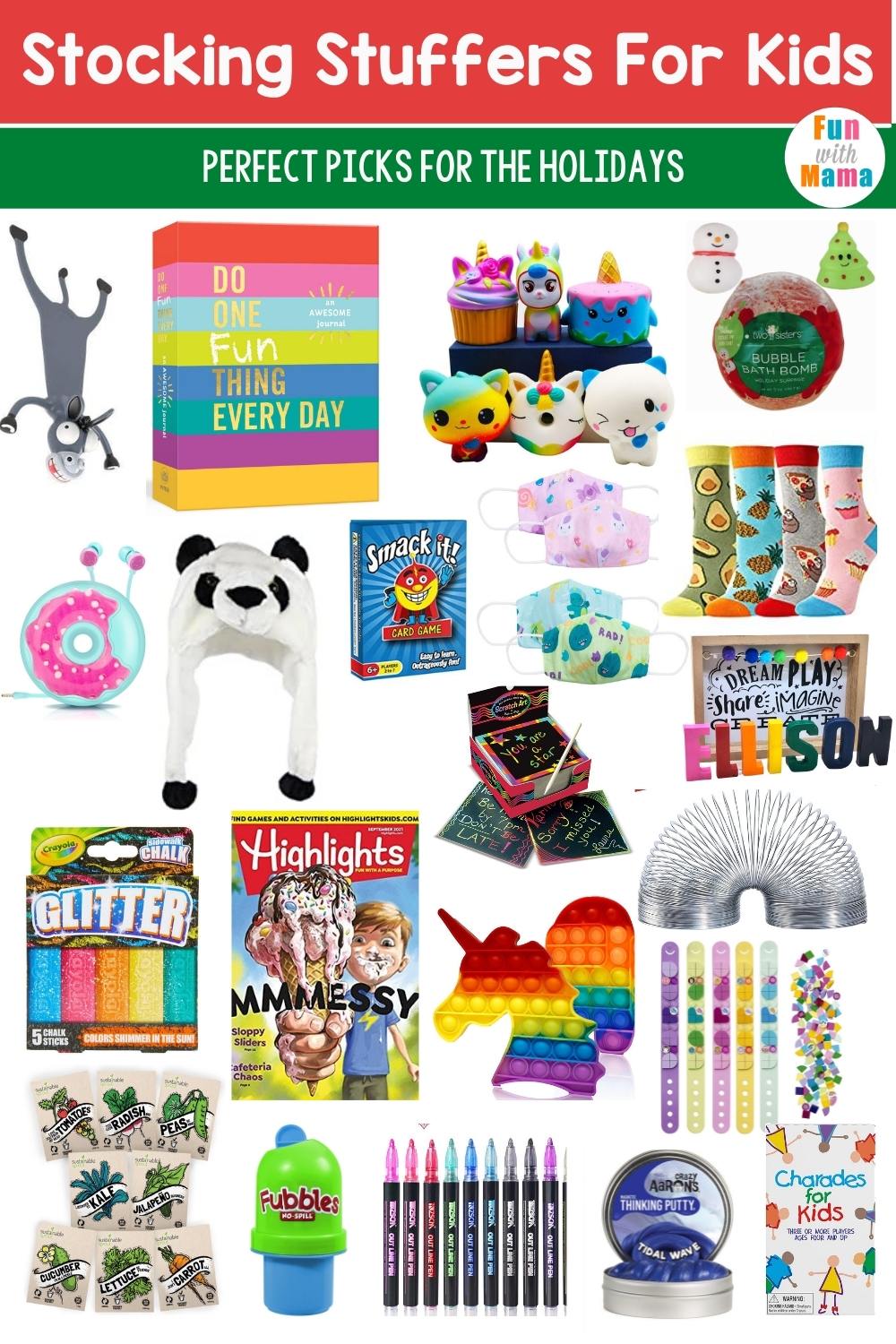 stocking stuffers for kids - gift ideas