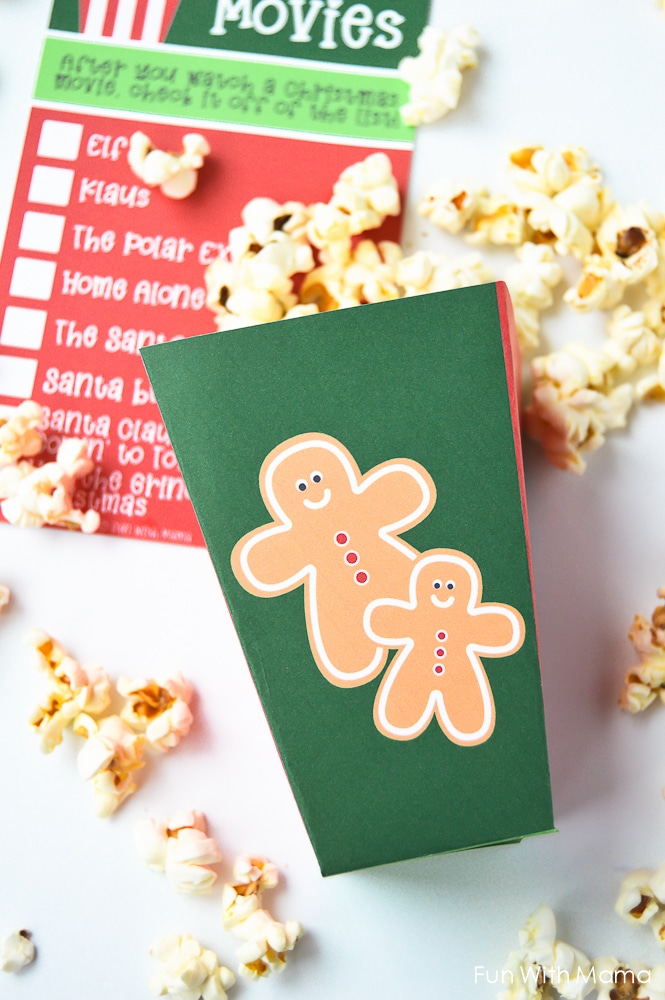 Cute snack box to have to watch hoilday movies 