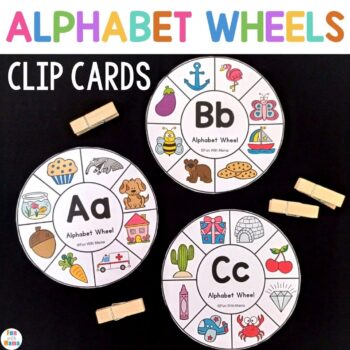 alphabet wheels clip cards