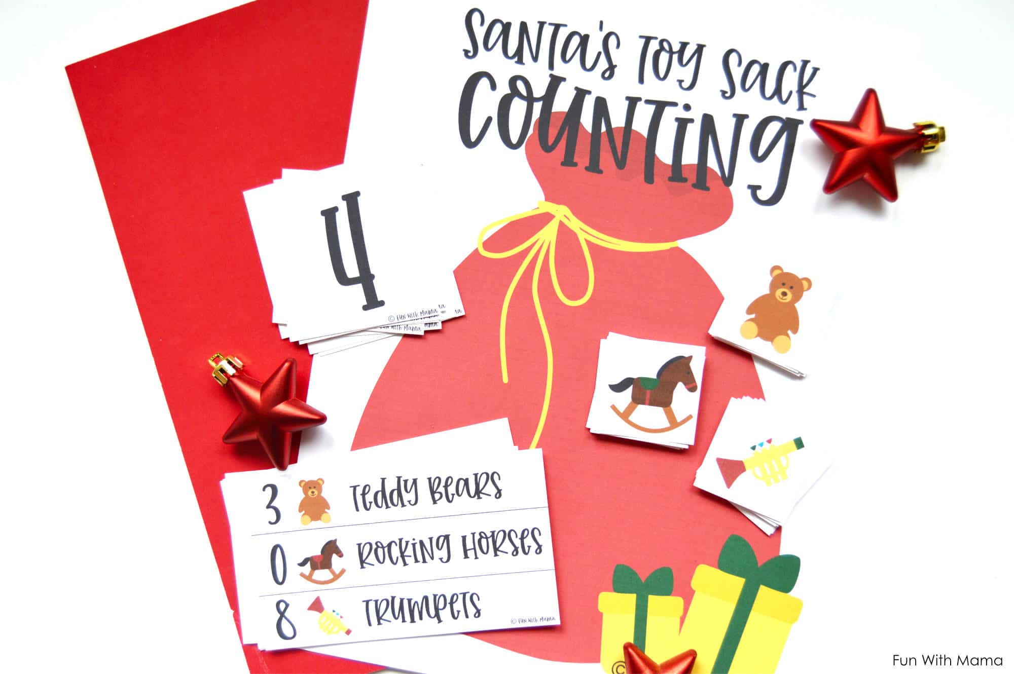 holiday counting activity for preschoolers 