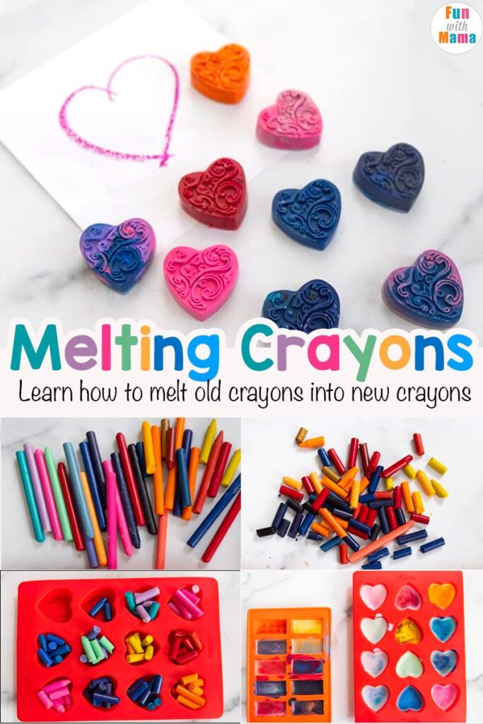 How to Melt Crayons in Molds - Happy Mothering