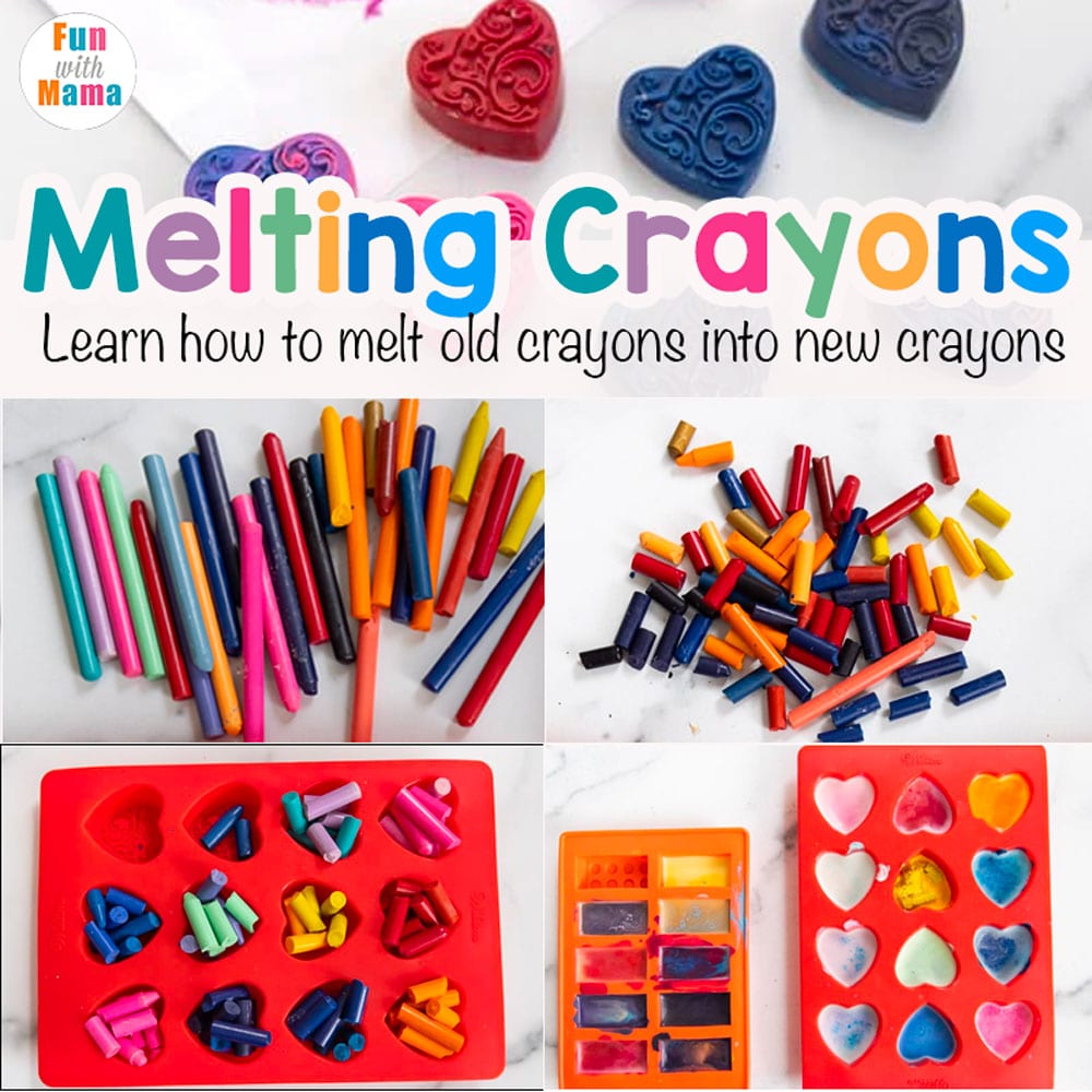 melting crayons
