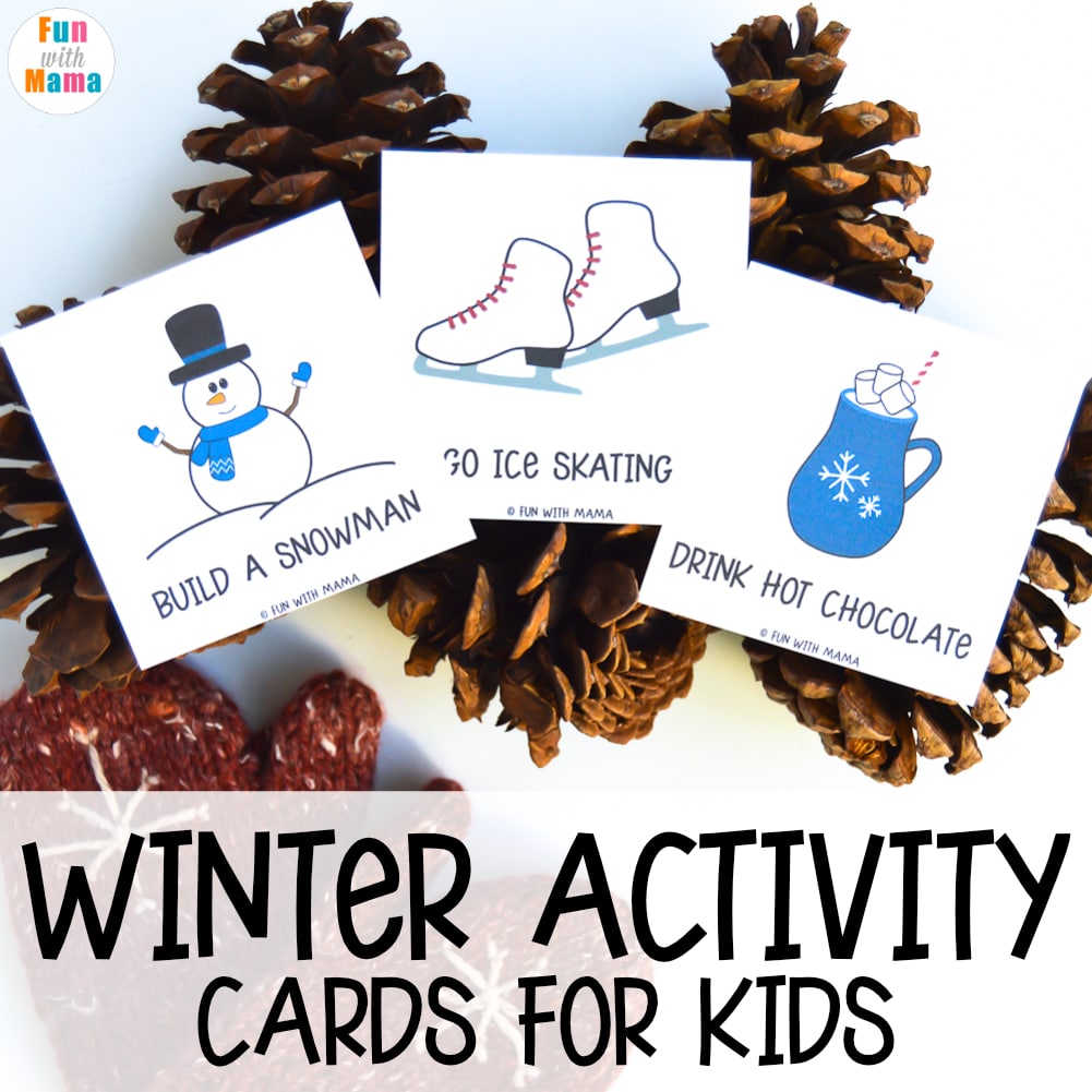 winter activity cards for kids 