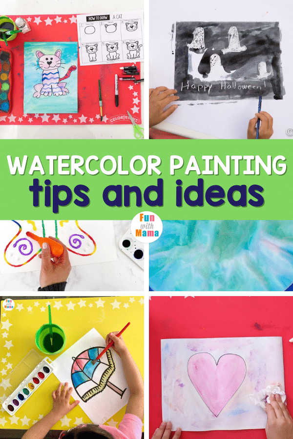 Watercolor Painting for Kids - Friday We're In Love