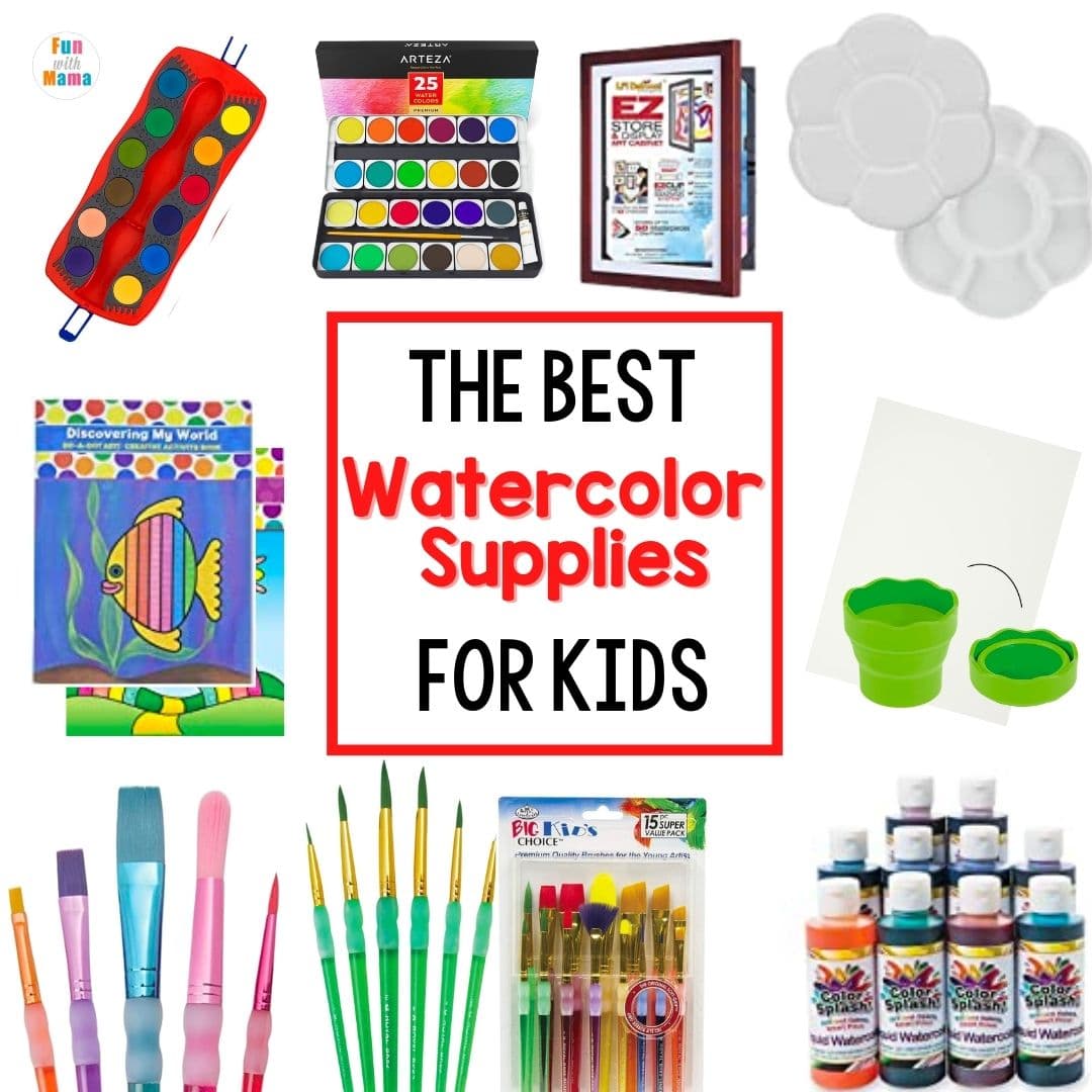 12 Piece Watercolor Paint Set - Young Art Lessons