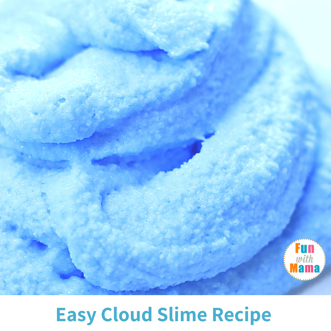 How to Make Cloud Slime (2 ways!) - Fun with Mama