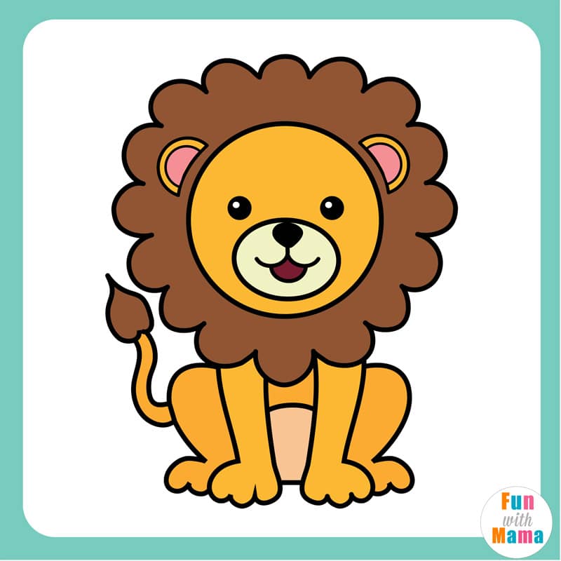 Lion Cartoon Drawing  Cartoon Clipart Lion HD Png Download  Transparent  Png Image  PNGitem