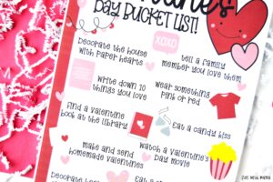 Valentine's Day Bucket List - Fun Valentine's Day Activities for Kids! - Fun with Mama