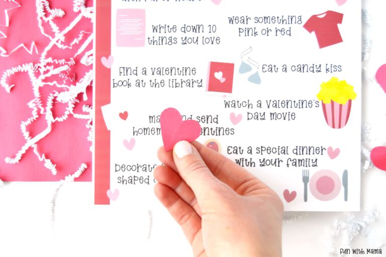Valentine's Day Bucket List - Fun Valentine's Day Activities for Kids! - Fun with Mama