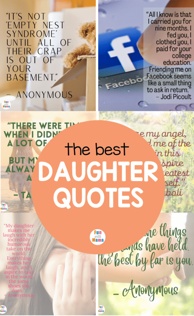 The best daughter quotes. Your daughter can be your best friend, side kick or mini me. You'll love these quotes that will make you laugh, smile or even cry! 