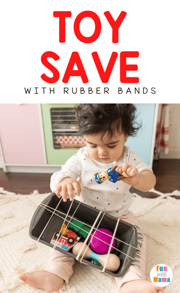 rubber band toy save activity