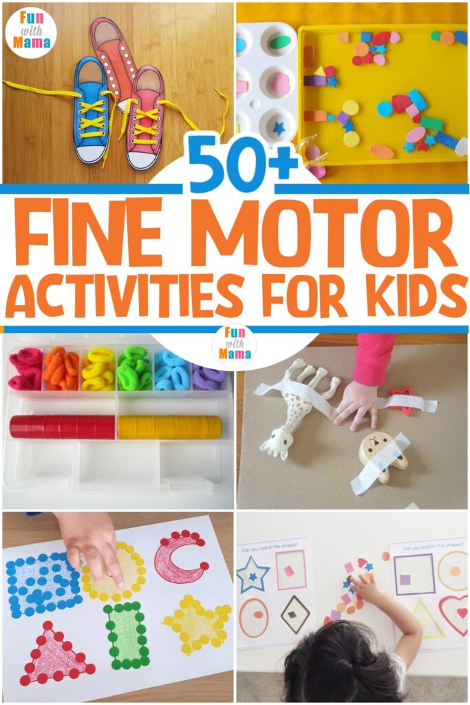 how to create fine motor activities for kids at home