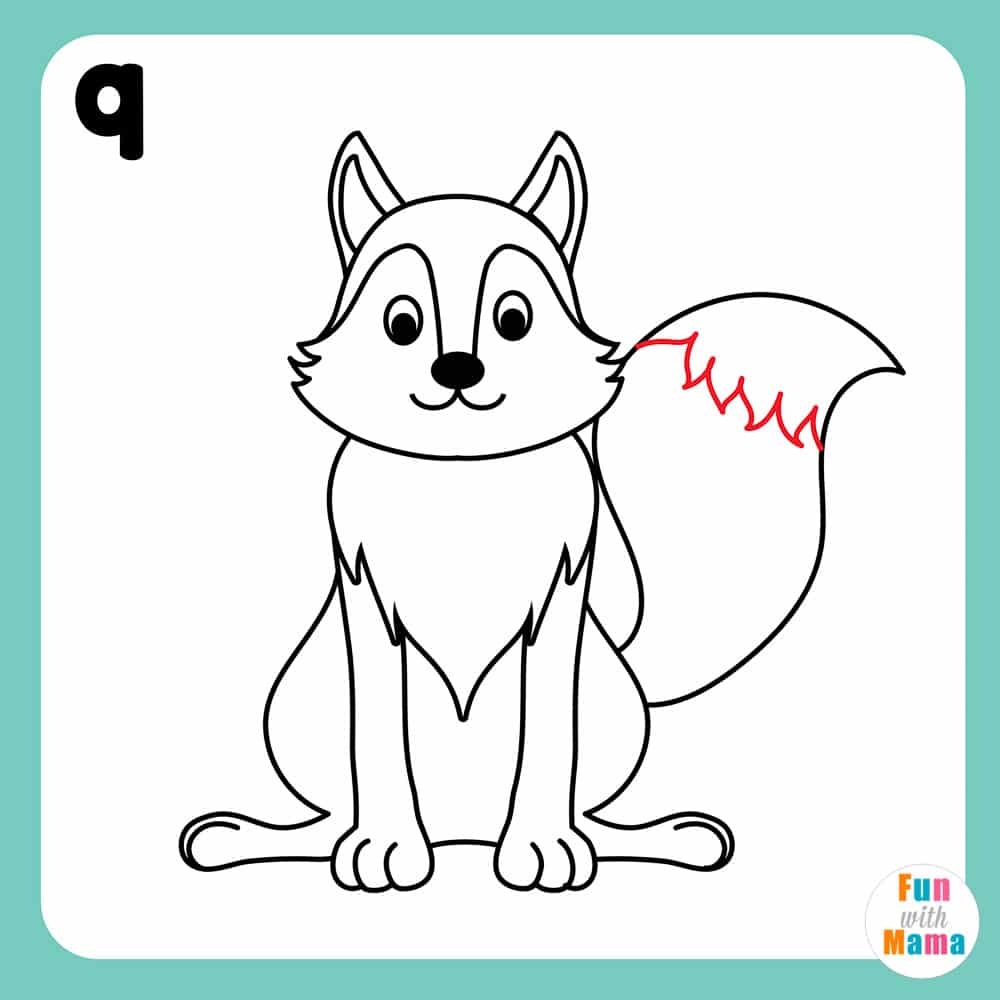 Cartoon Wolf Drawing - How To Draw A Cartoon Wolf Step By Step