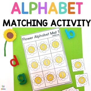 alphabet matching activity for kids
