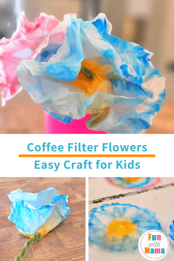 coffee filter flowers