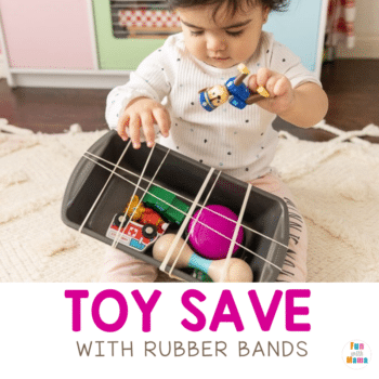 toy save rubber band activity for kids