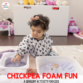 CHICKPEA FOAM ACTIVITY FOR KIDS