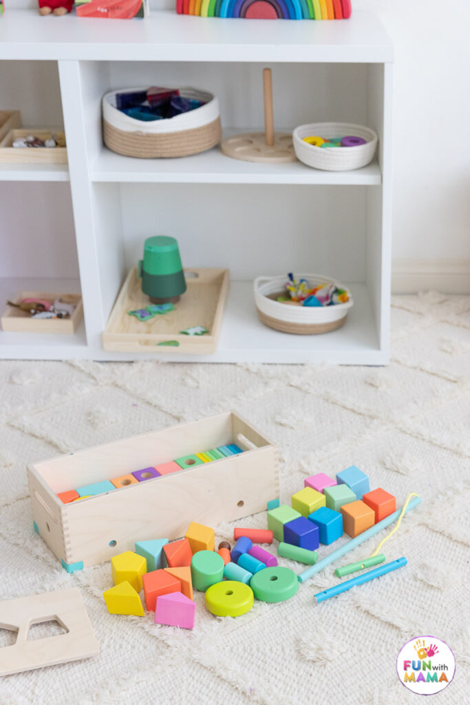 lovevery wooden block set