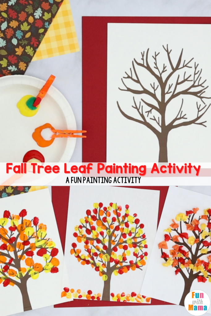 how to paint fall leaves 
