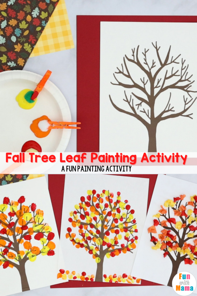 how to paint fall leaves