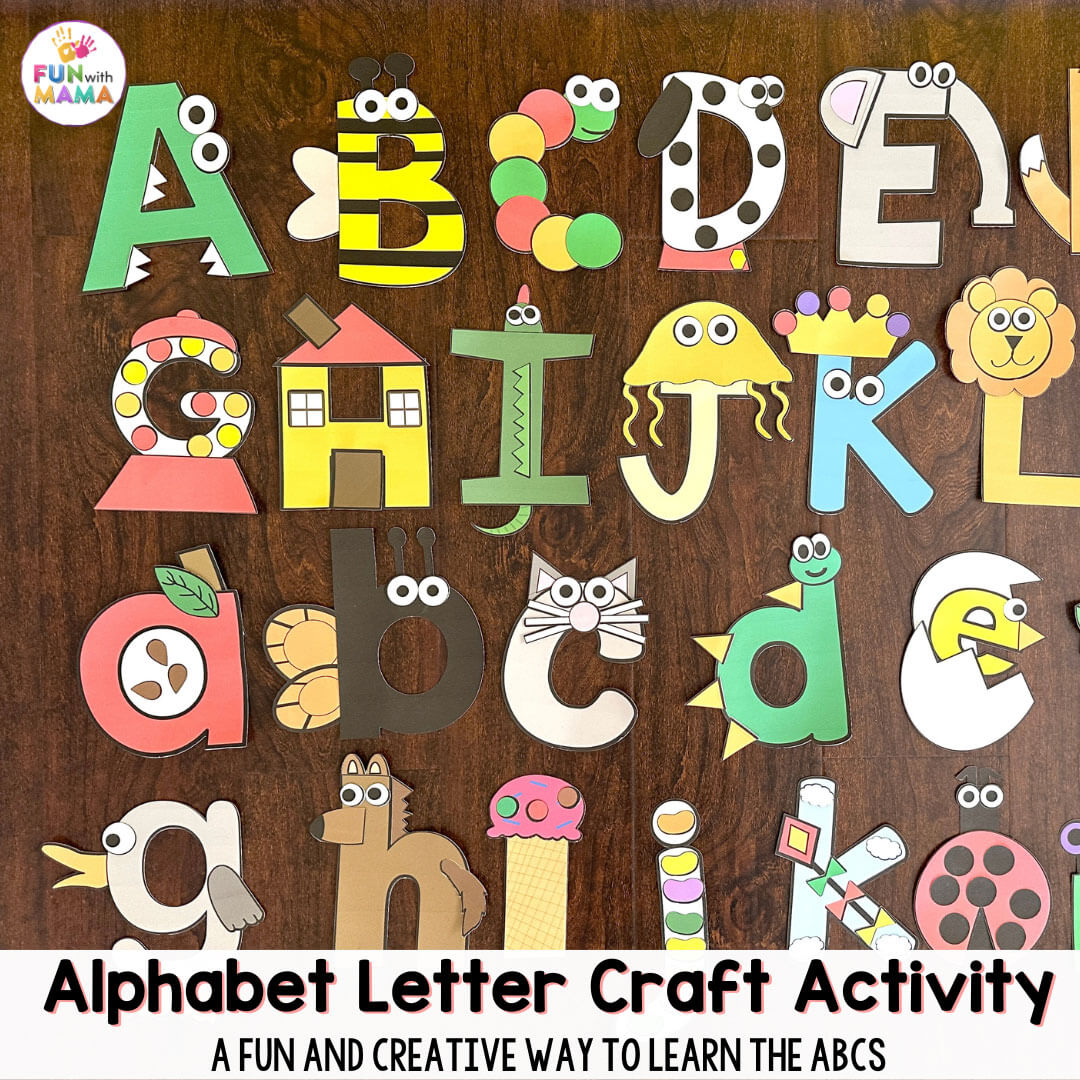 Alphabet Letter Crafts - Fun With Mama