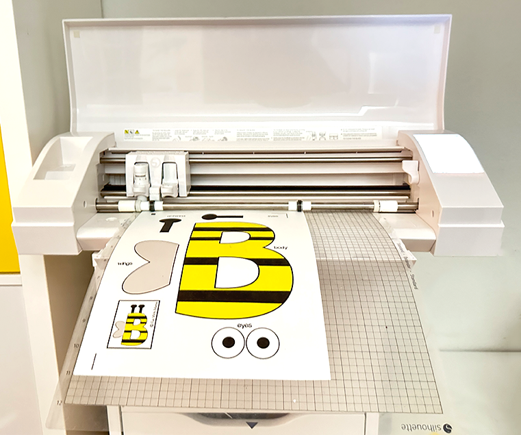 using the cricut for the letter b crafts