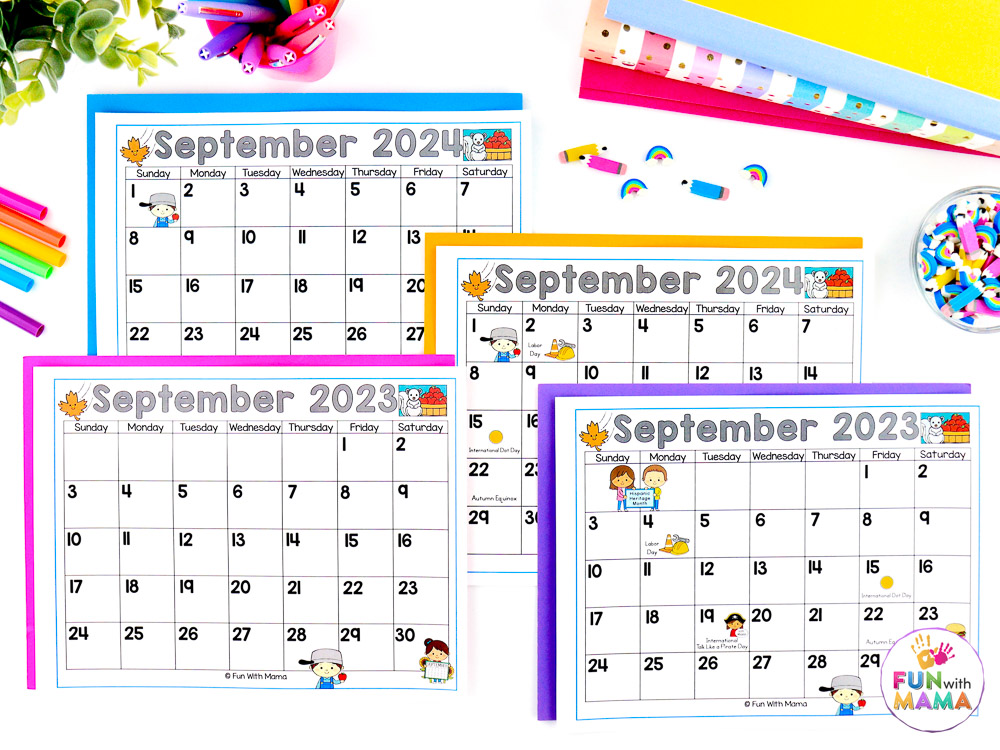 kids calendar