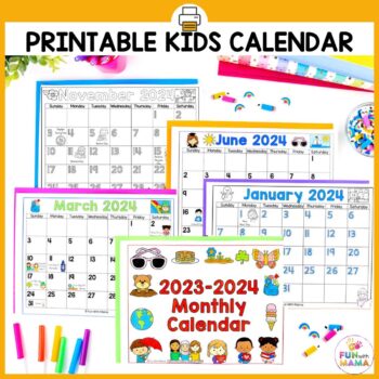 kids calendars