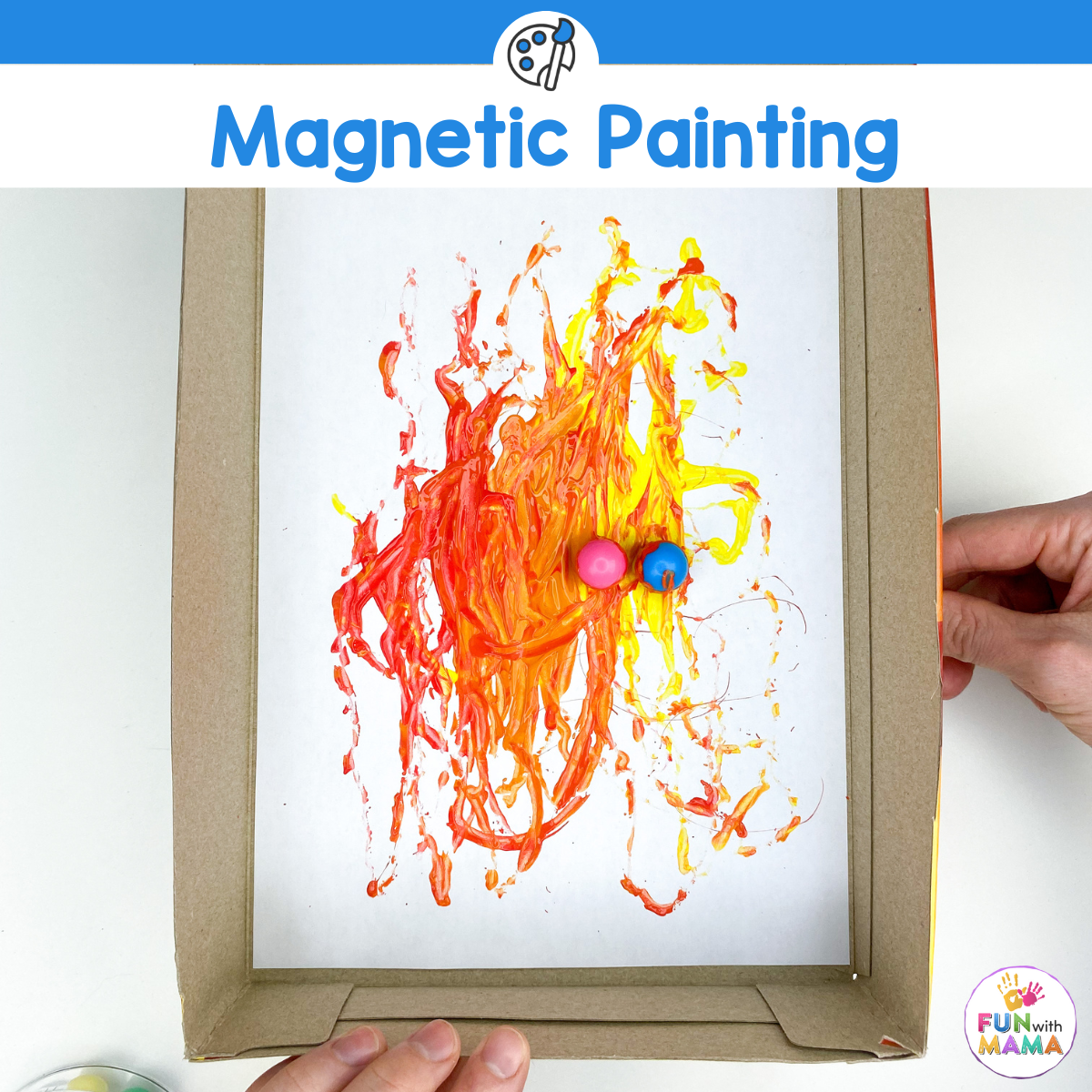 magnetic painting activity