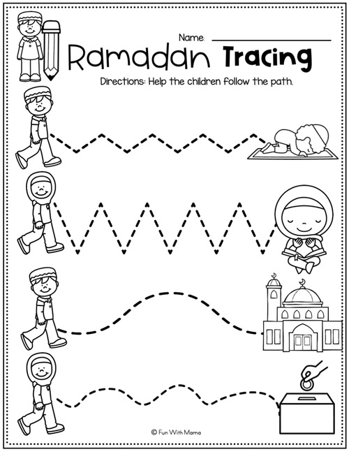 Ramadan worksheets