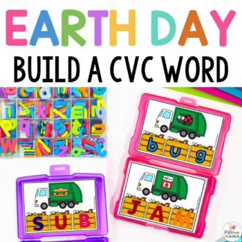 Earth Day Build a CVC Word Activity
