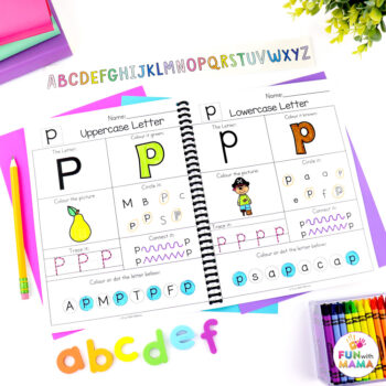 Printable Alphabet Worksheets To Turn Into A Workbook - Fun with Mama