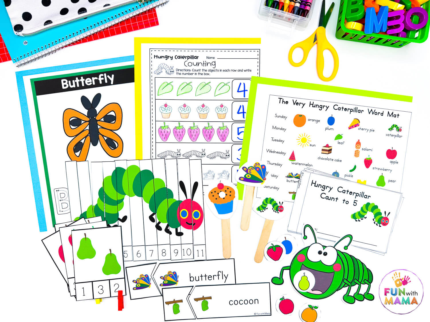 very hungry caterpillar activities