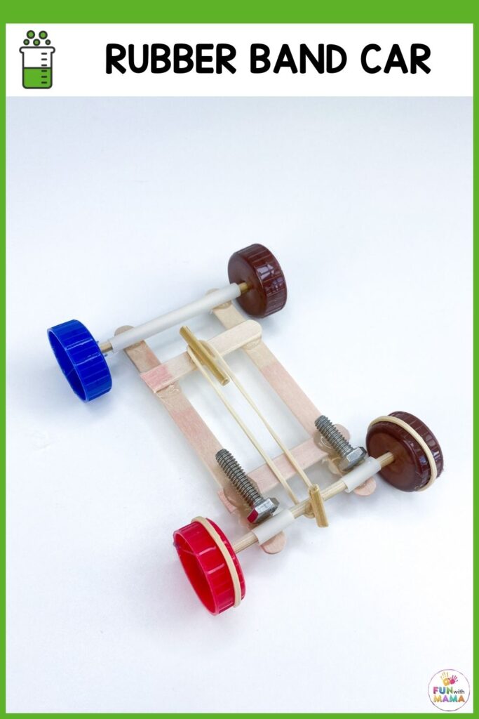rubber band car