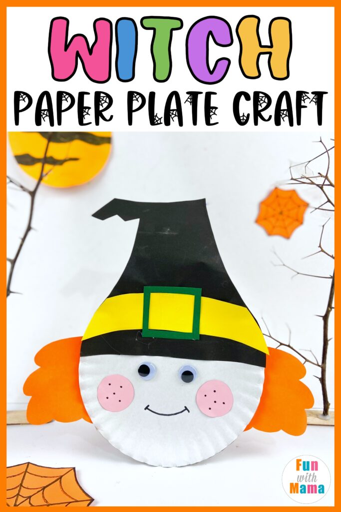 Witch Paper Plate Craft for Kids