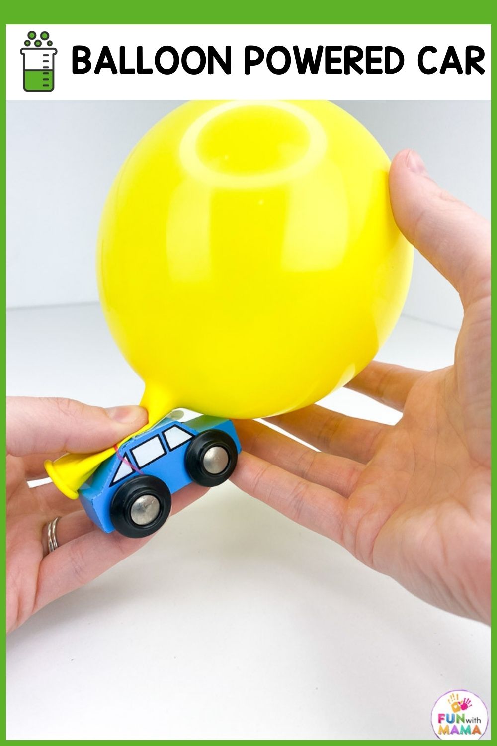 Air craft car with balloon and straw - Plastic Bottle Experiment 