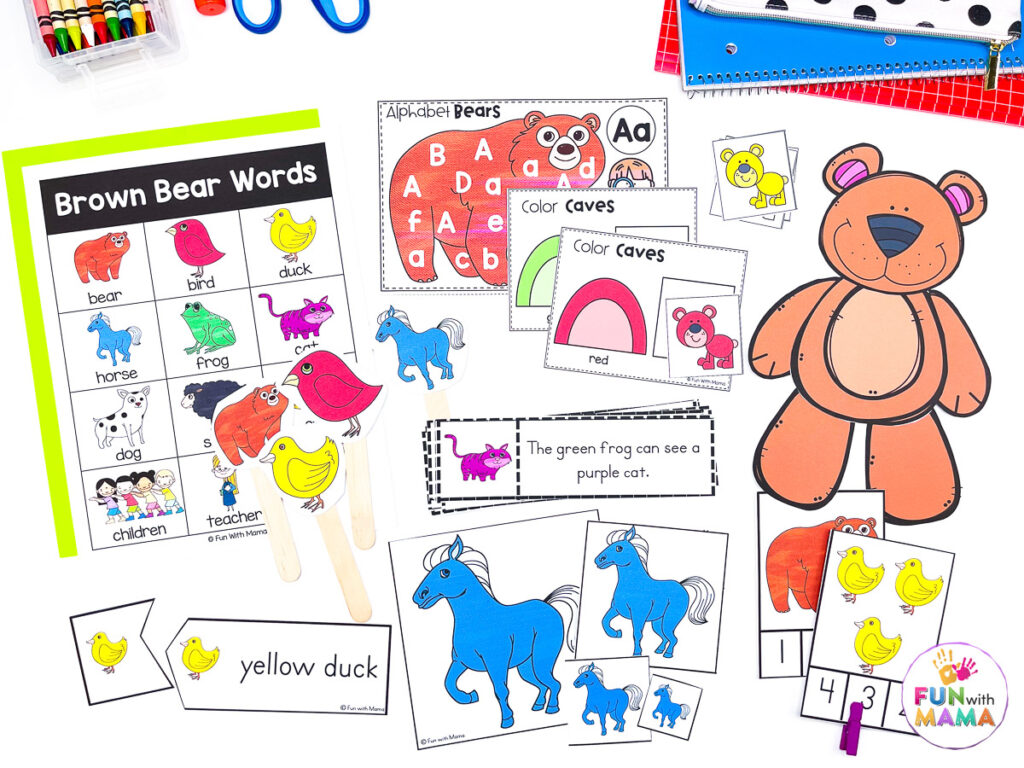 brown bear printables