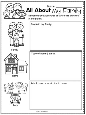 all about me worksheet