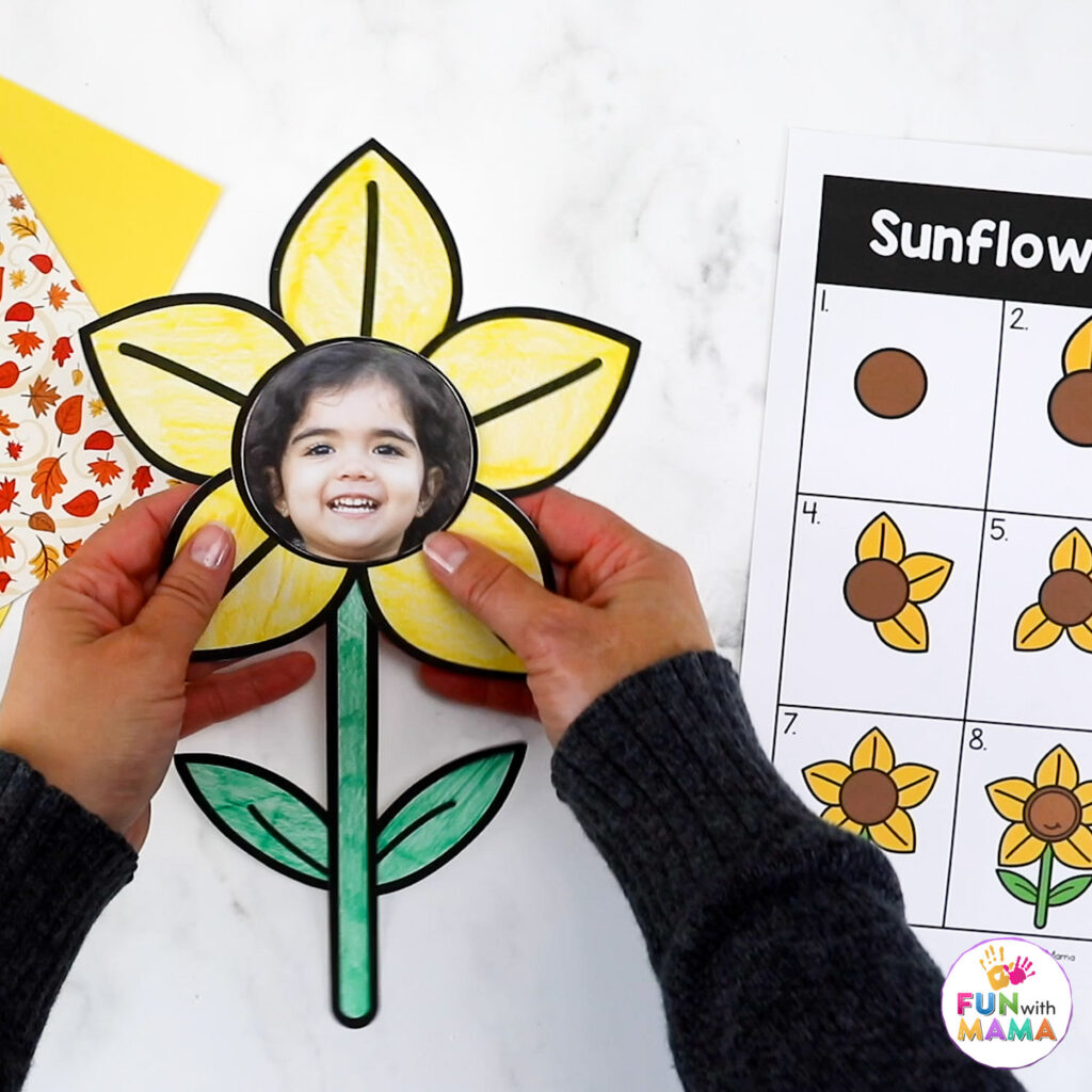 sunflower preschool craft