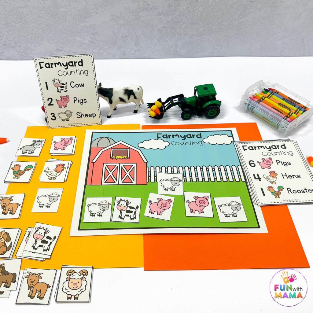 farm theme counting