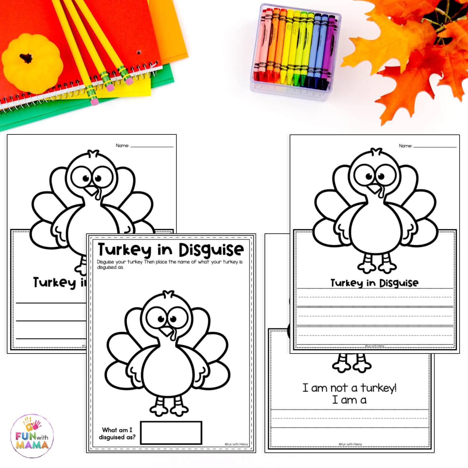 disguise a turkey templates