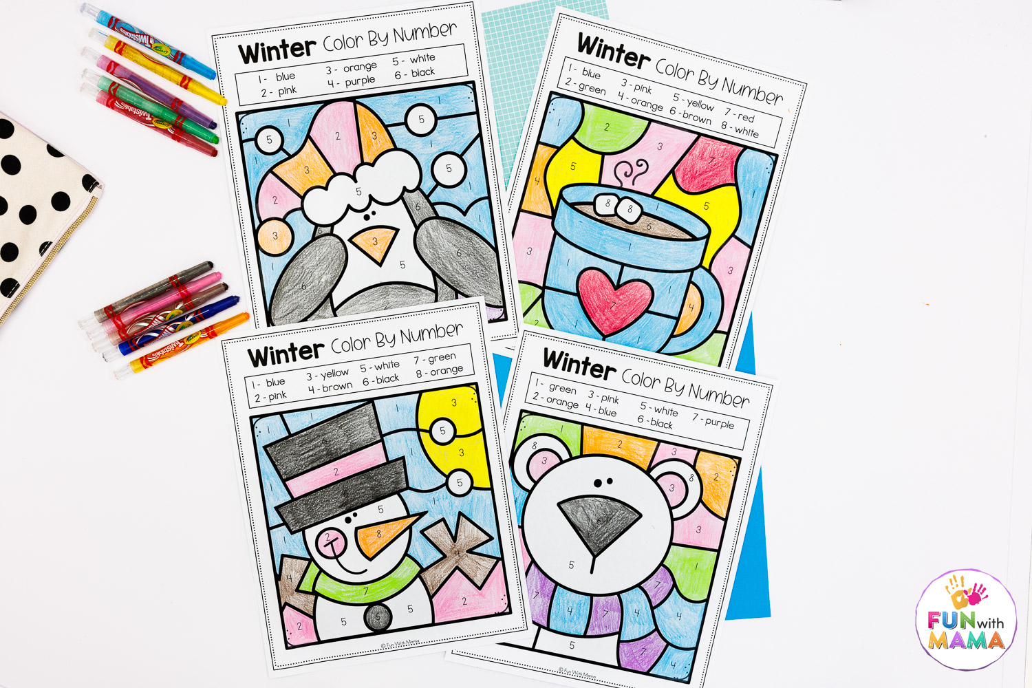 different-winter-color-by-number-free-printable-kids