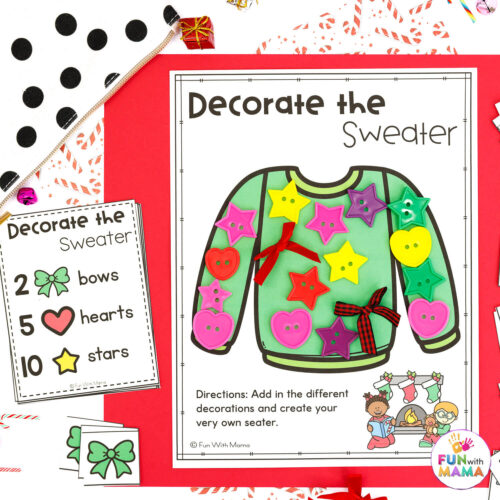 Christmas Activities For Preschoolers Pack - Fun with Mama