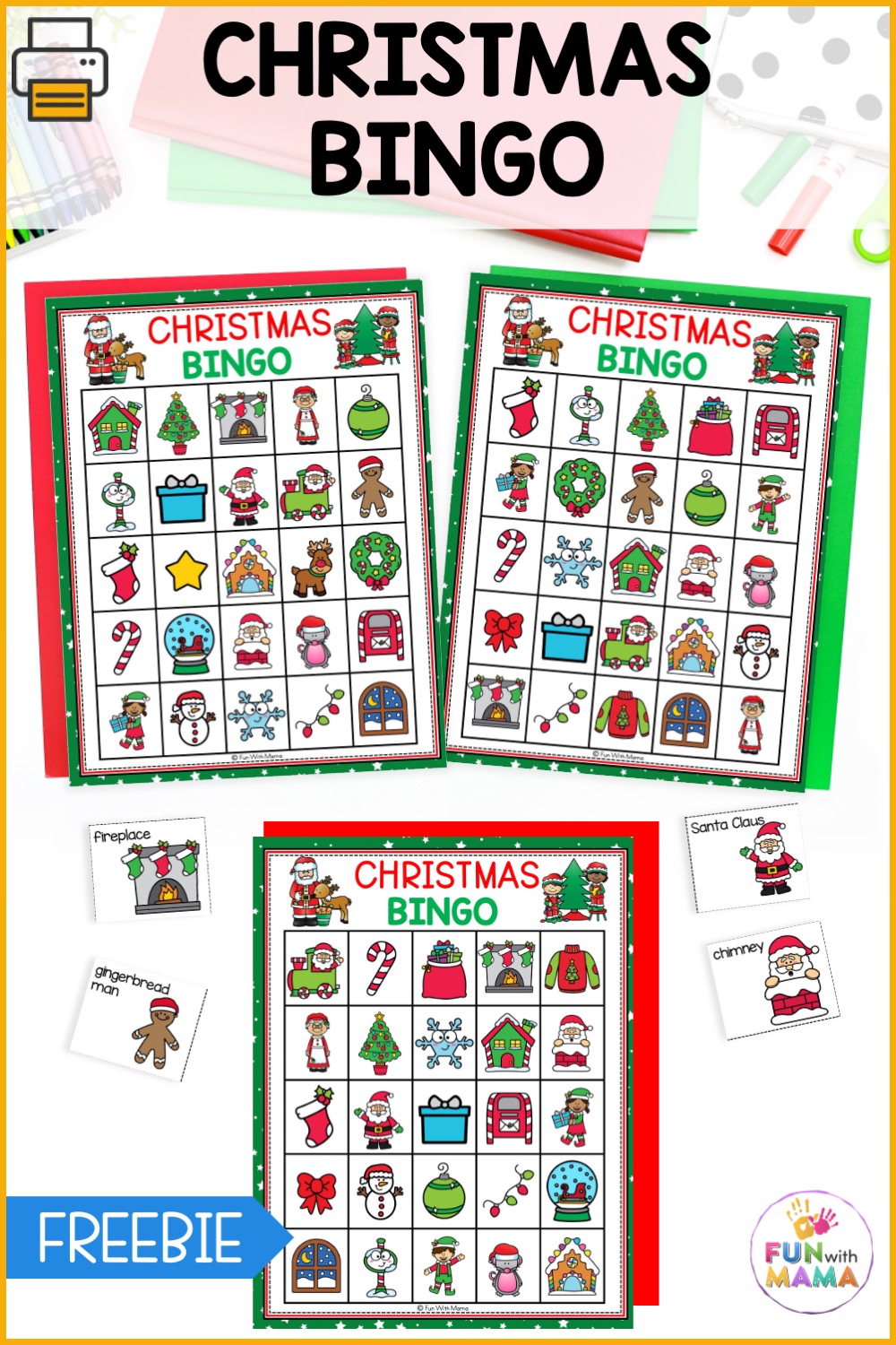 Christmas Bingo - Fun with Mama